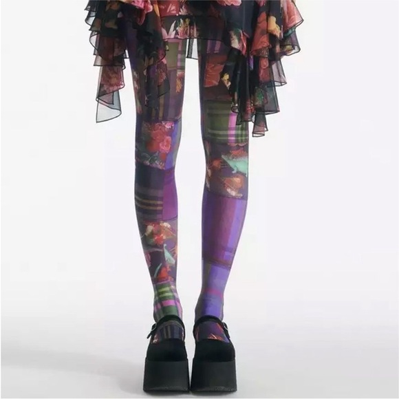 ISO heaven Marc jacobs printed tights - Picture 2 of 2